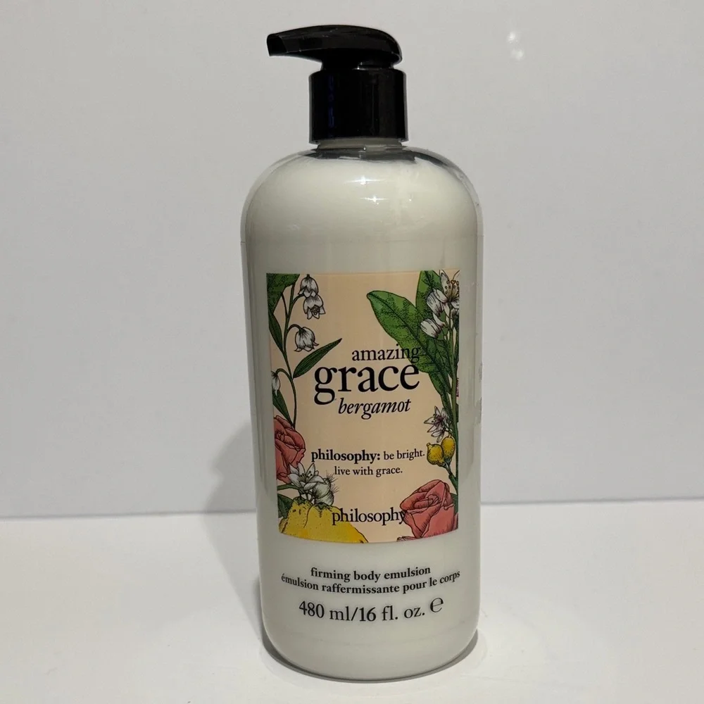 Philosophy AMAZING GRACE BERGAMOT Firming Emulsion 16 Oz in Pump Bottle SEALED!